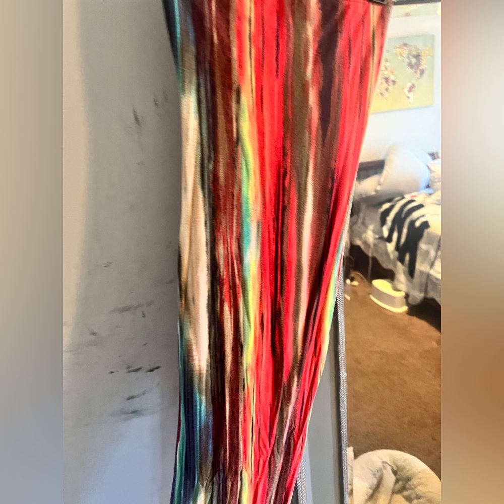 Strapless maxi